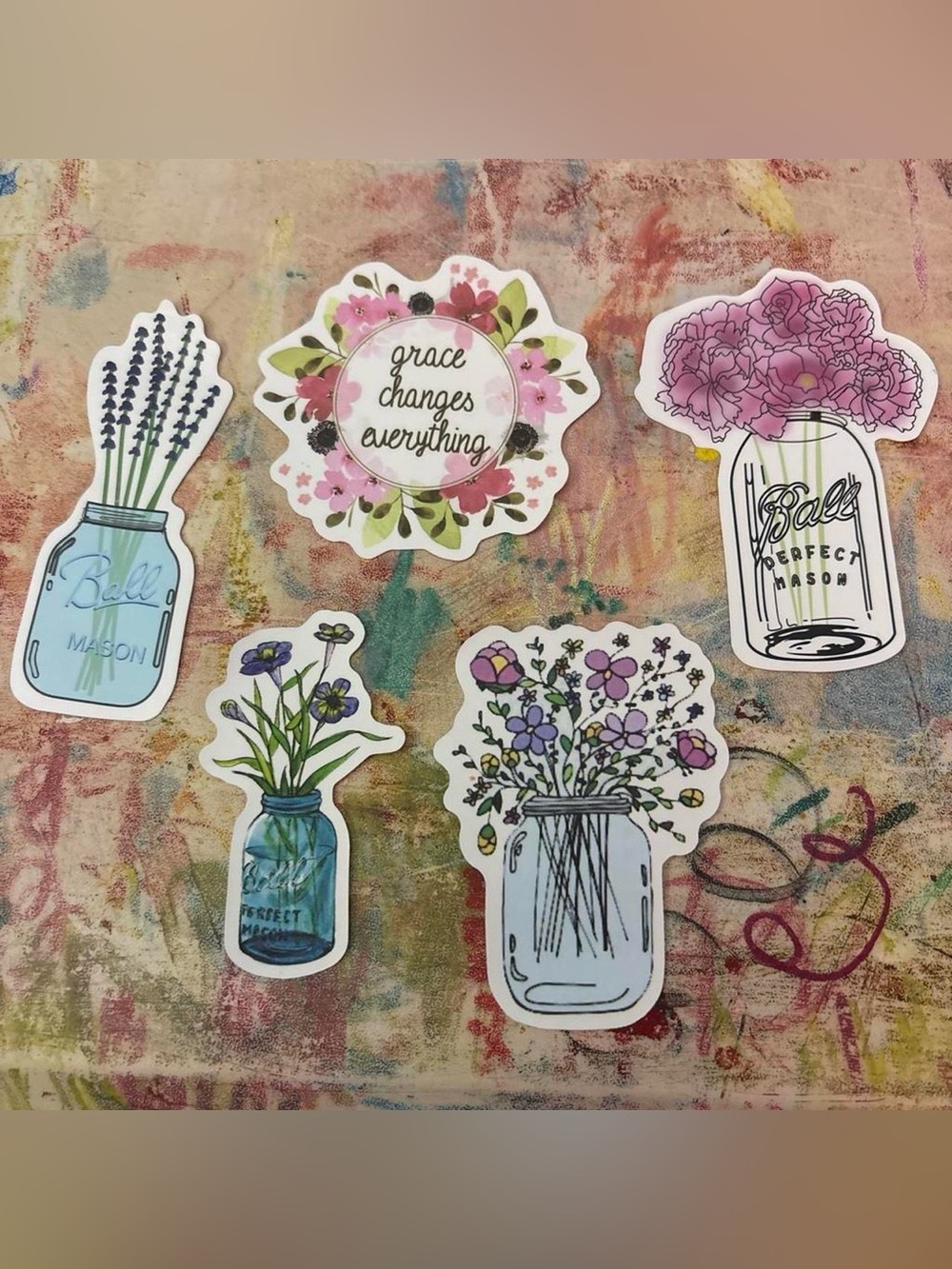 Floral Sticker Set